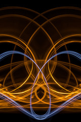 Lightpainting abstact