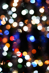 Bokeh lights background for Christmas related projects