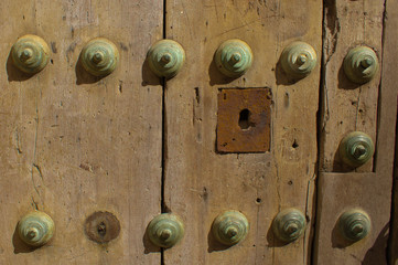 close up of a door