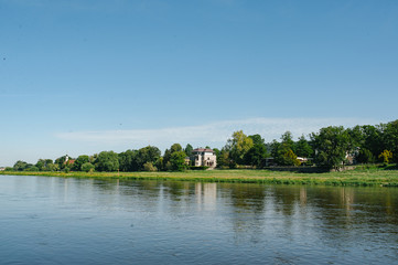 The Elba river in May