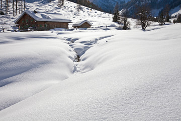 Fototapeta na wymiar Winterimpressionen im Salzburger Land