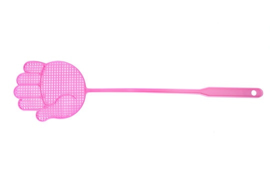 Fly swatter on a white background