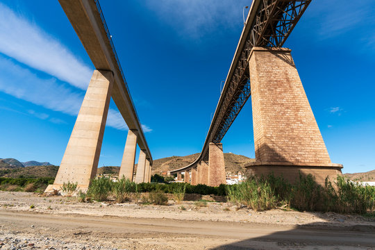 Santa Fe de Marchena Bridge (Almeria) Spain