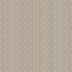 Seamless light gray striped vector retro pattern with small white round dots.