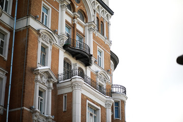 Winter landscape in the Russian capital Moscow