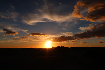 Sunset in Maspalomas Beach