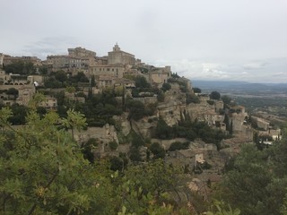 Fototapeta premium view of old town of gordes in france