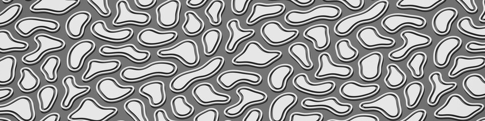 Abstract gravel illustration. Abstract round shapes.