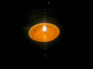 candle in the dark