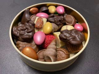 chocolates in a box