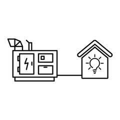 Generator system for house , emergency power supply