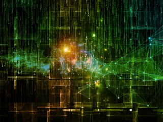Abstract Digital Network Background