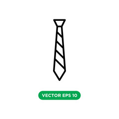 tie icon vector template design concept