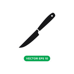 knife icon vector template design concept