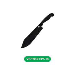 knife icon vector template design concept