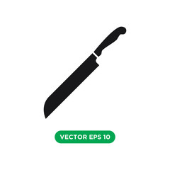 knife icon vector template design concept