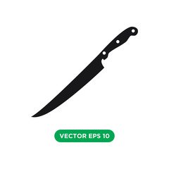 knife icon vector template design concept