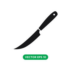 knife icon vector template design concept
