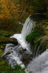 Cascade du Moulin du Saut, rivi&egrave;re de l'Ain, Jura