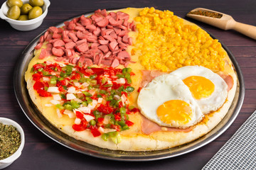 pizza de 4 gustos
