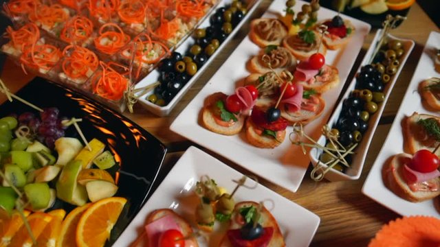 Beautifully Decorated Healthy Food Platter for Party