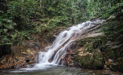 waterfall in the Kanching forest