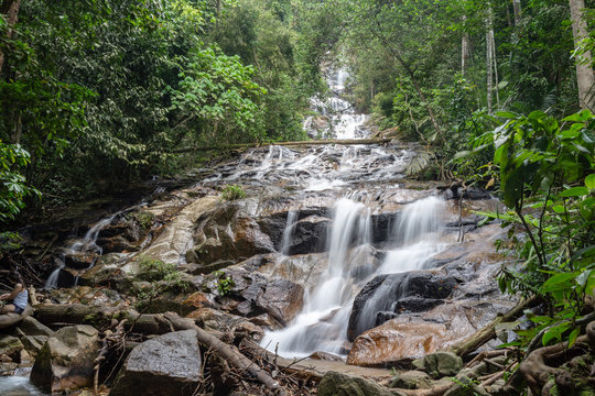 waterfall in the Kanching forest