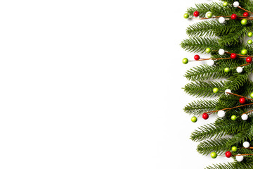 christmas tree on white background