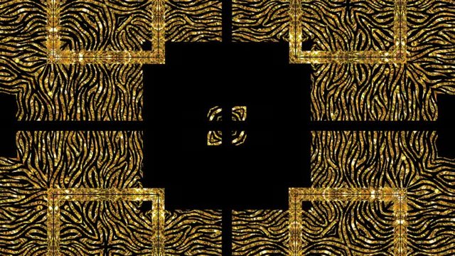 Animated african pattern VJ loop