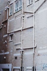 wall of an old house