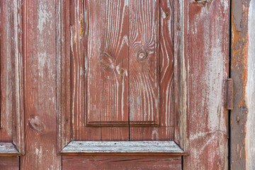 old wooden door