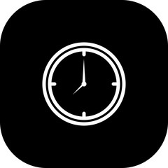 Clock Icon With White Background