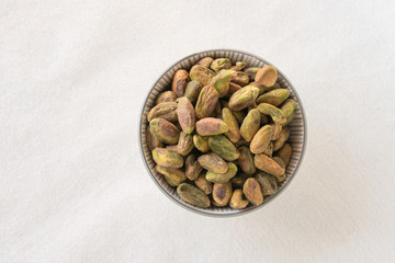 Pistachios in a Bowl