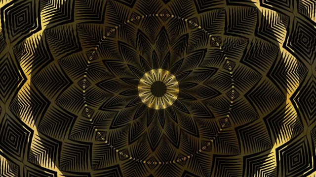 Animated african pattern VJ loop