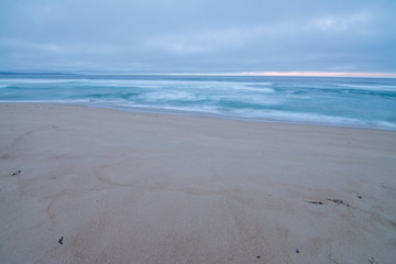 Fototapeta na wymiar Sand dunes ocean monterey california.