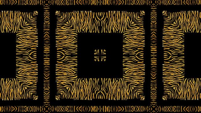 Animated african pattern VJ loop