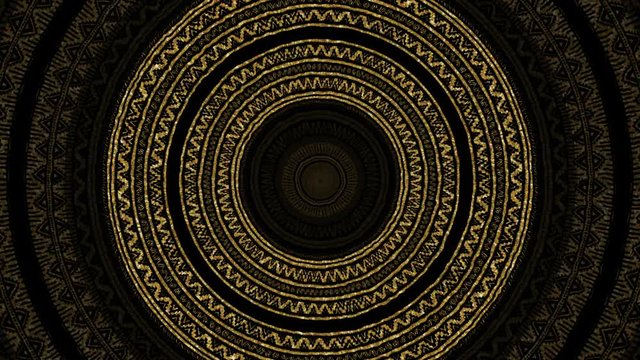 Animated african pattern VJ loop