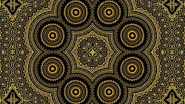 Animated african pattern VJ loop