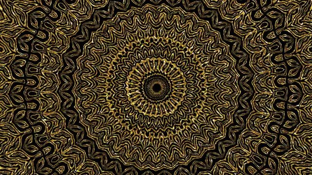 Animated african pattern VJ loop