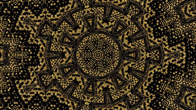 Animated african pattern VJ loop