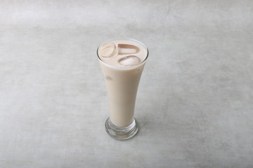 iced latte - iced coffee with milk - iced mocha with chocolate an caramel 