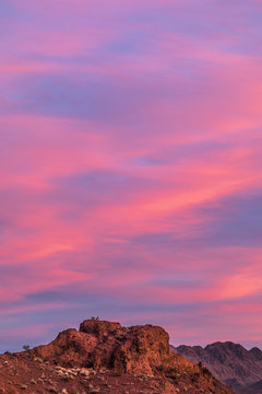 Twilight Desert Sunset