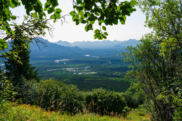 Obraz premium Mount Healy Alaska Landscape Photography, Denali National Park, Pacific North West Mountains