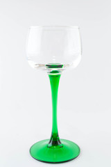 A glass for white wine that serve in Alsace region, France