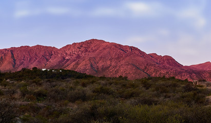 Uritorco Hill sunset