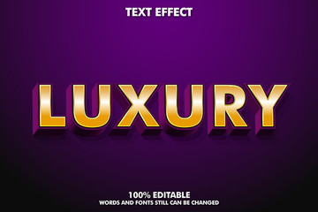 Strong luxury text effect