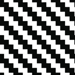 Full seamless modern geometric texture pattern for decor and textile. Black and white shape for textile fabric printing and wallpaper. Abstract multipurpose model design for fashion and home design