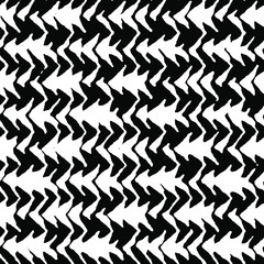 Full Seamless Modern Abstract Pattern Vector. Classic Black and White Design Fabric Print Background illustration for textile.