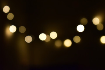 Christmas and Happy new year on blurred bokeh.