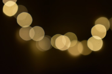 Christmas and Happy new year on blurred bokeh.